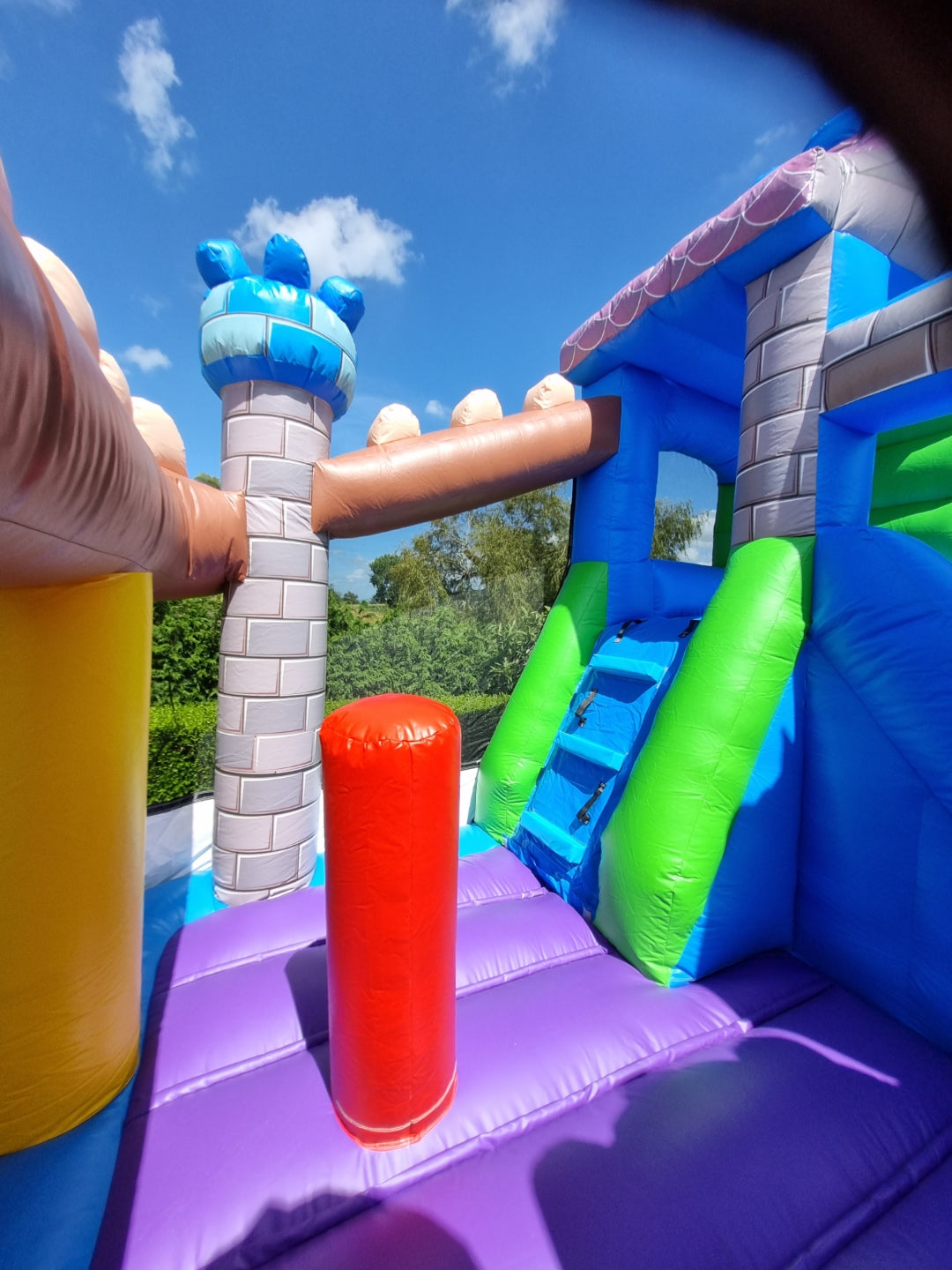 Happy Hydrosaur inflatable castle 6