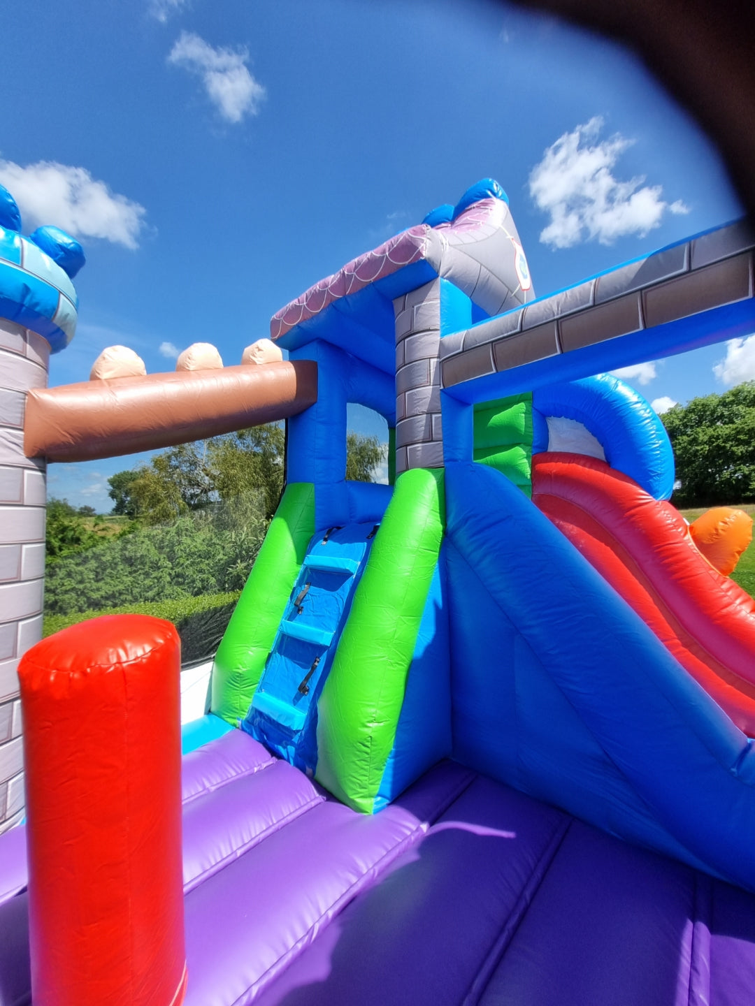 Happy Hydrosaur inflatable castle 6