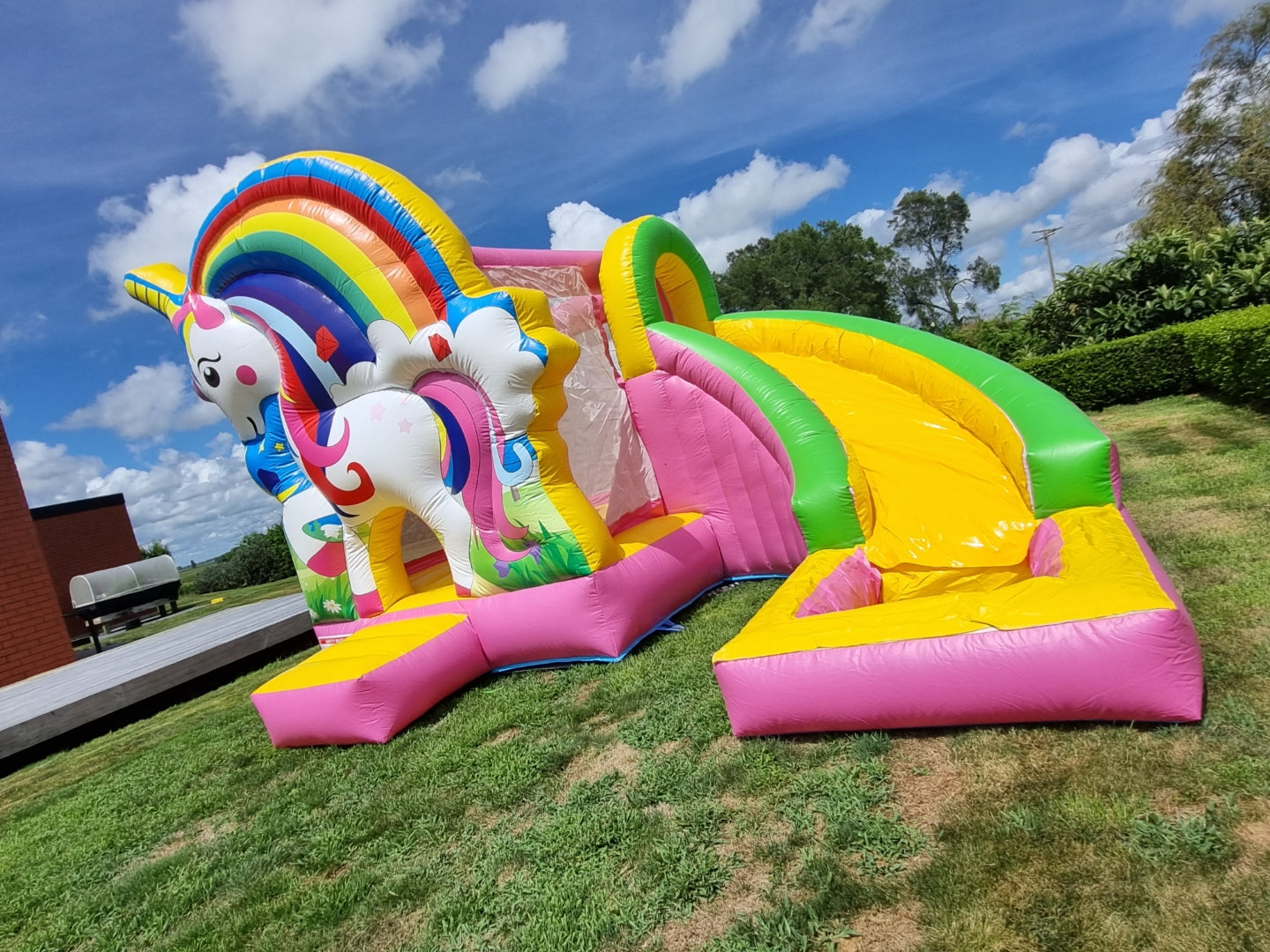 Rainbow Sprinkles Inflatable Castle 2