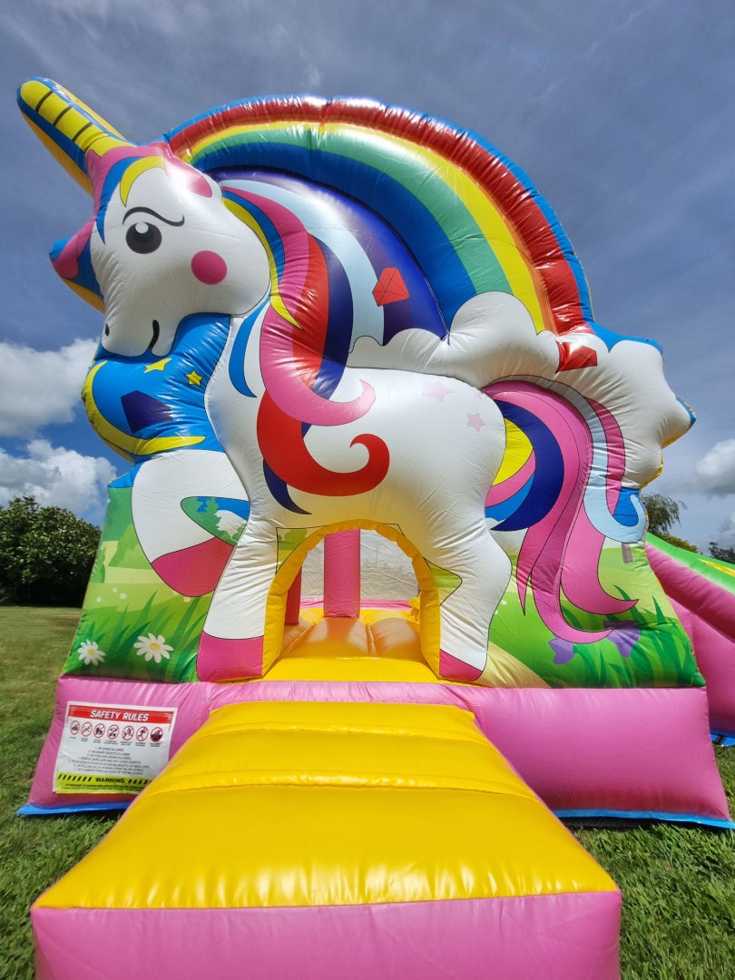 Rainbow Sprinkles Inflatable Castle 1