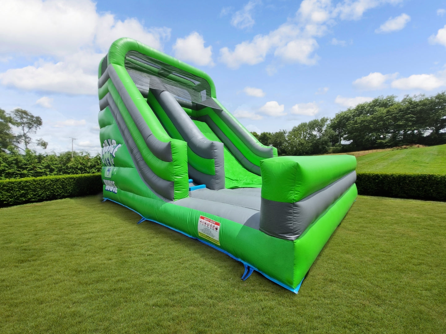 Tower of Terror Inflatable Slide on grass