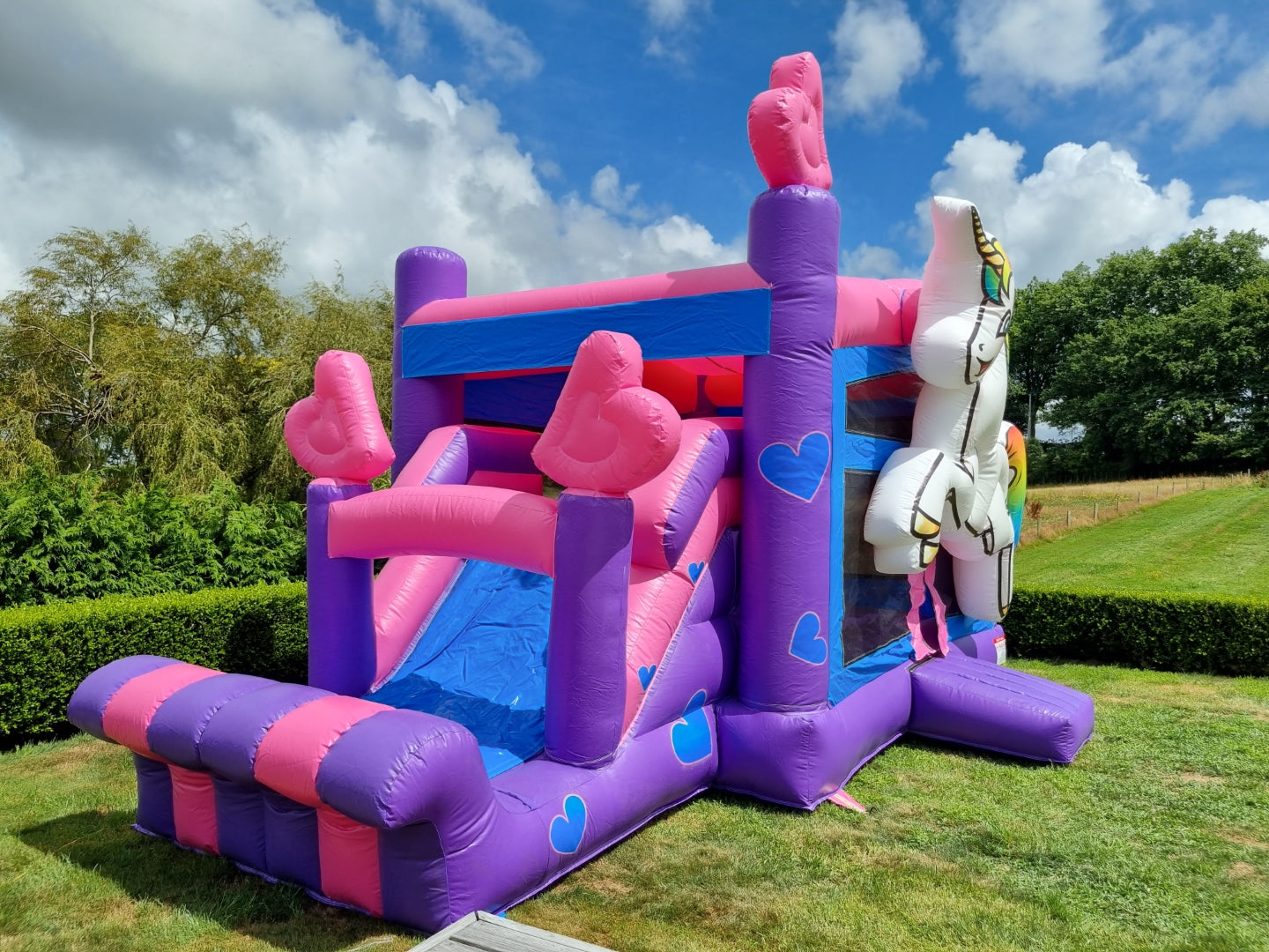 Unicorn Leap Inflatable Castle 1