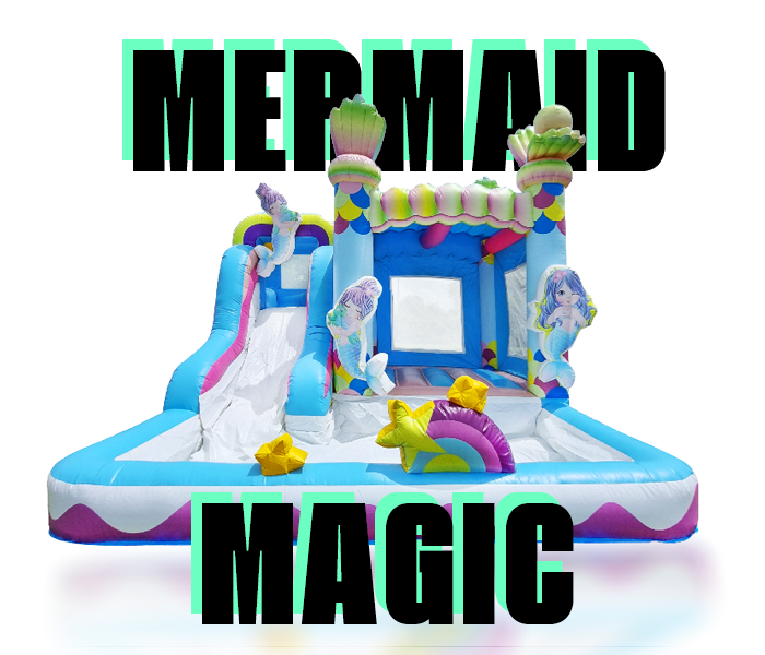 Mermaid Magic Inflatable Castle Hero Image